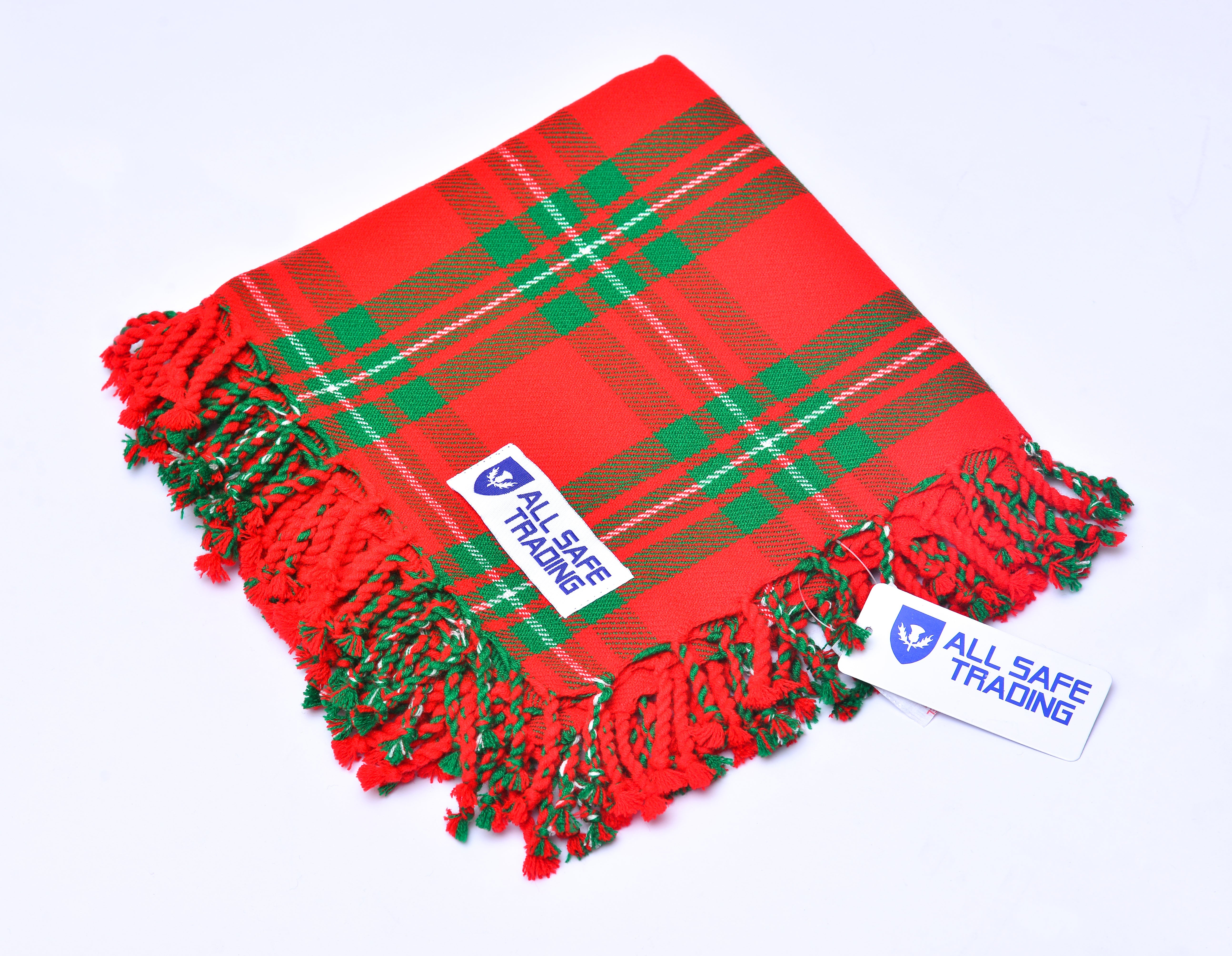 Scottish Men's Kilt Tartan Fly Plaid - Macgregor