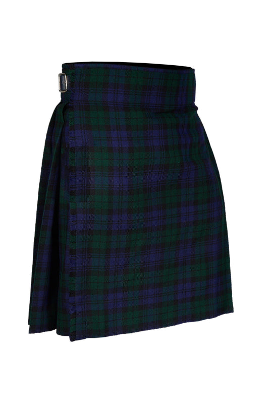 Authentic Scottish Men's Tartan Kilts - Highland Light Weight Value Kilt Embrace Your Heritage with Comfort Black Watch Tartan Kilt