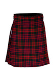 Authentic Scottish Men's Tartan Kilts - Highland Light Weight Value Kilt Embrace Your Heritage with Comfort Macdonald Tartan Kilt
