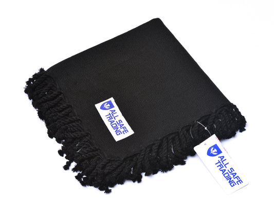 Scottish Men's Kilt Tartan Fly Plaid - Plain Black