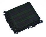 Scottish Men's Kilt Tartan Fly Plaid - Black Watch