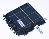 Scottish Men's Kilt Tartan Fly Plaid - Blue Douglas