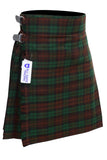 Men's 5 Yard Scottish Tartan Kilt, Highland Wedding Kilt, Brown Watch Tartan Kilt