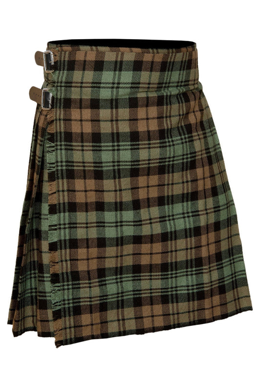Men's 5 Yard Scottish Tartan Kilt, Highland Wedding Kilt, Black Watch Weathered Tartan Kilt