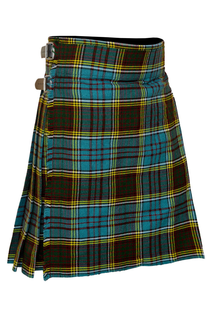 Men's 5 Yard Scottish Tartan Kilt, Highland Wedding Kilt, Anderson Tartan Kilt
