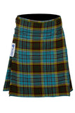 Men's 5 Yard Scottish Tartan Kilt, Highland Wedding Kilt, Anderson Tartan Kilt