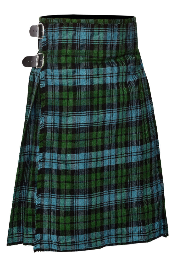 Men's 5 Yard Scottish Tartan Kilt, Highland Wedding Kilt, Campbell Ancient Tartan Kilt