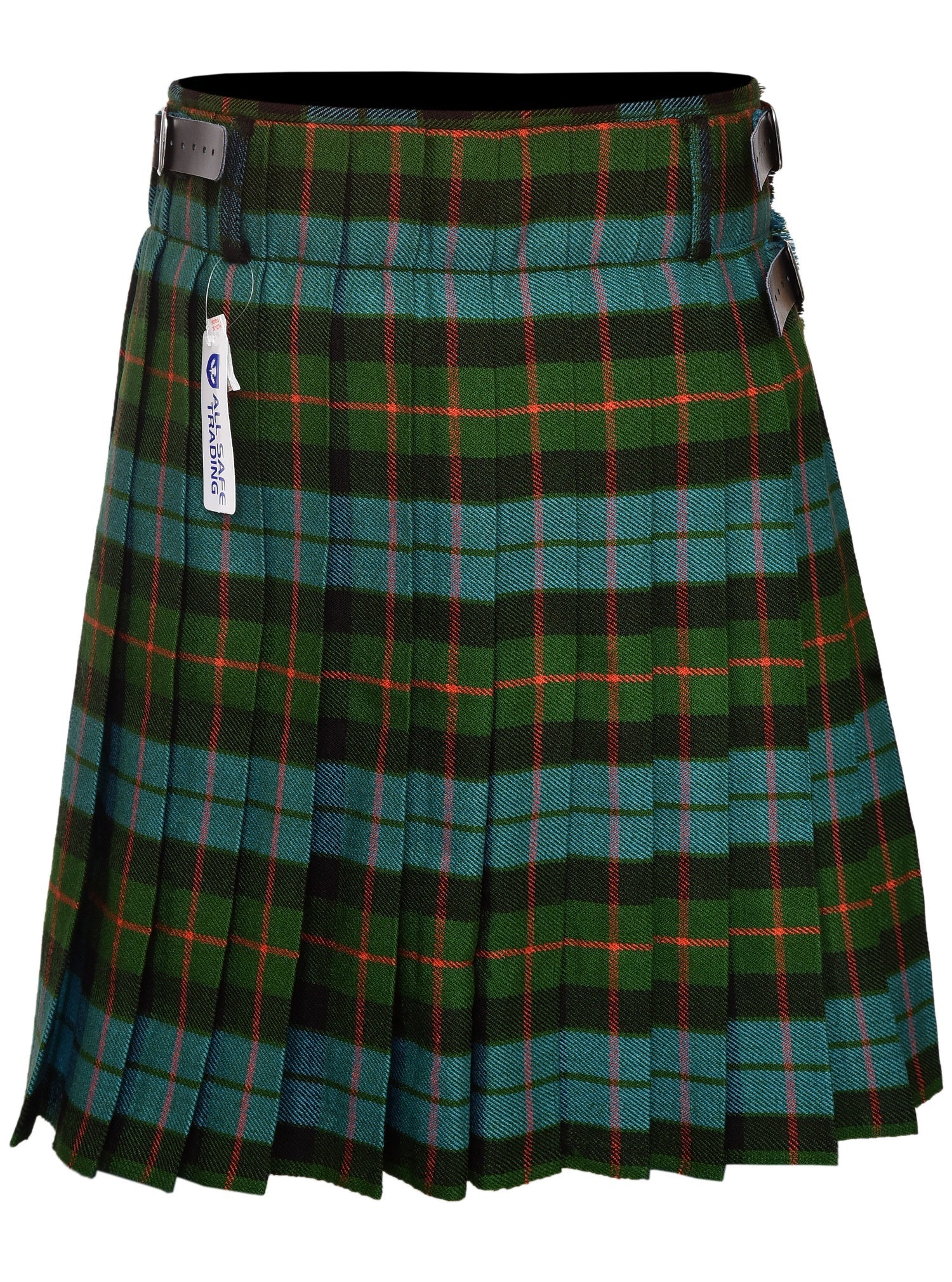 Men's 5 Yard Scottish Tartan Kilt, Highland Wedding Kilt, Gunn Ancient Tartan Kilt
