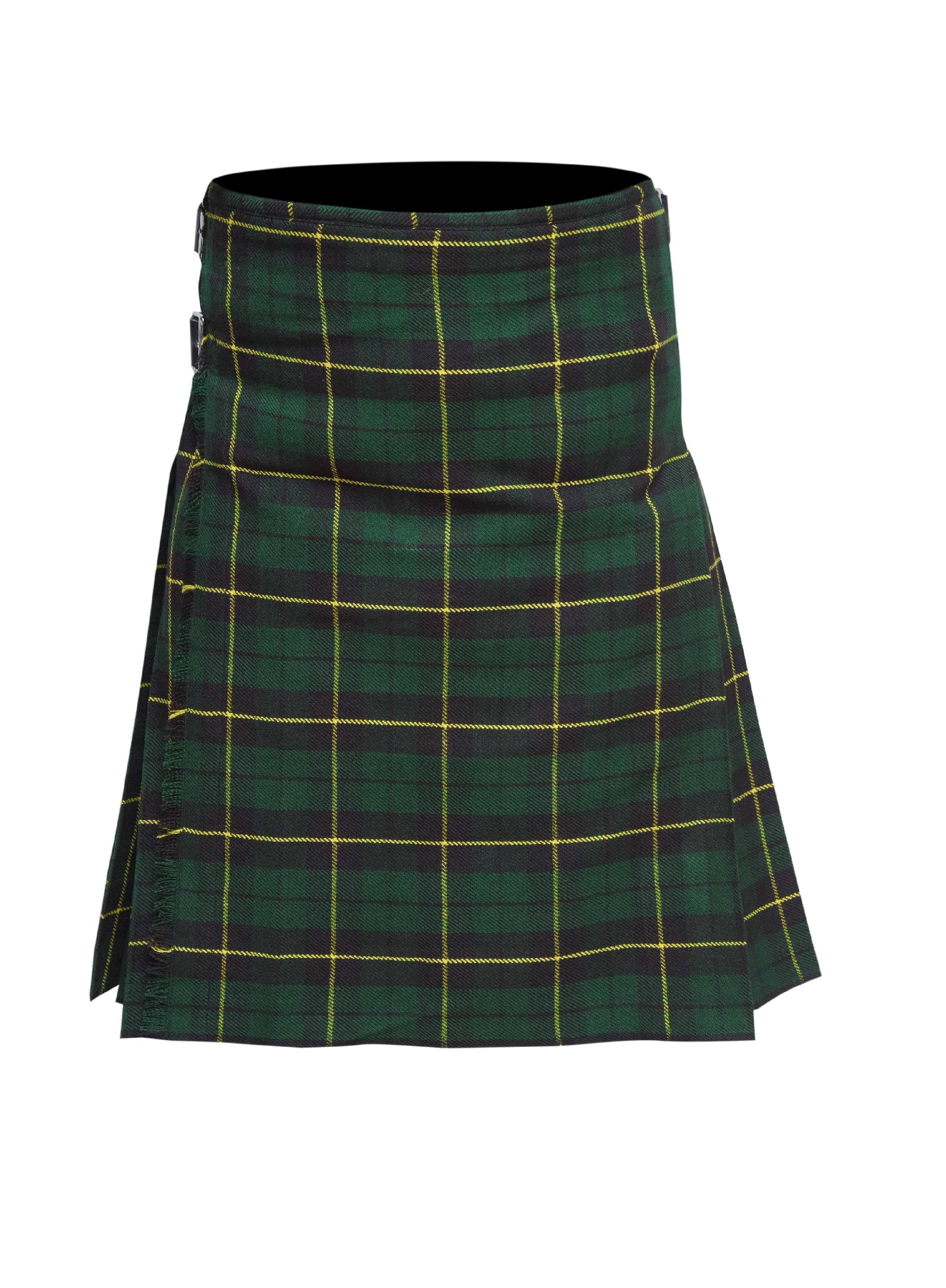 Scottish Traditional Tartan Kilt for Kids, Boys and Girls Toddler Kilts with Ease of Size - Wallace Hunting Tartan