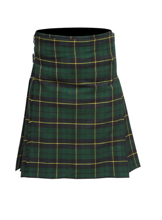 Scottish Traditional Tartan Kilt for Kids, Boys and Girls Toddler Kilts with Ease of Size - Wallace Hunting Tartan