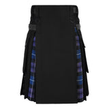 Men's Pride of Scotland Tartan Hybrid Kilt with Cargo Pockets, Utility Kilt