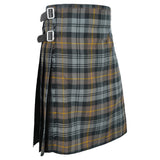 Men's 5 Yard Scottish Tartan Kilt, Highland Wedding Kilt, Gordon Weathered Tartan Kilt