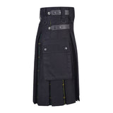 Men's Wallace Hunting Tartan Hybrid Kilt with Cargo Pockets, Utility Kilt