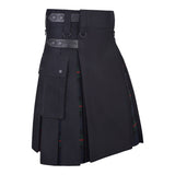 Men's Gunn Tartan Hybrid Kilt with Cargo Pockets, Utility Kilt