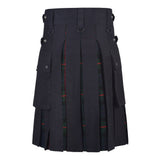 Men's Gunn Tartan Hybrid Kilt with Cargo Pockets, Utility Kilt