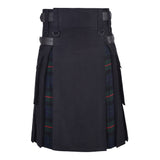 Men's Gunn Tartan Hybrid Kilt with Cargo Pockets, Utility Kilt