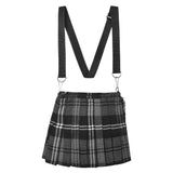 Traditional Scottish Women Tartan Bag Pleated Crossbody Purse - Adjustable Straps, Zip Closure Granite Tartan