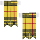Scottish Tartan Kilt Flashes with Elastic Adjusters Macleod of Lewis