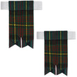 Scottish Tartan Kilt Flashes with Elastic Adjusters Muir