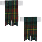 Scottish Tartan Kilt Flashes with Elastic Adjusters Muir