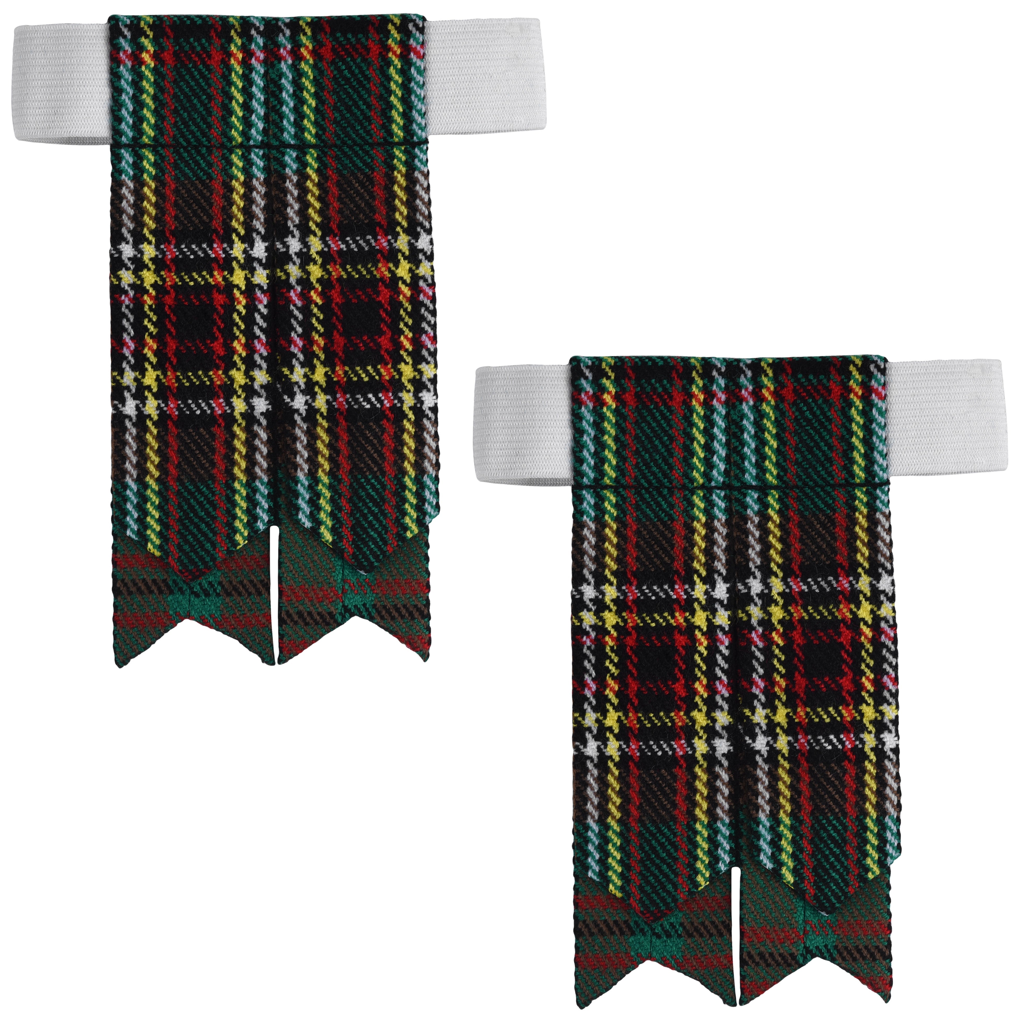 Scottish Tartan Kilt Flashes with Elastic Adjusters Tara Murphy