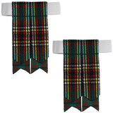 Scottish Tartan Kilt Flashes with Elastic Adjusters Tara Murphy