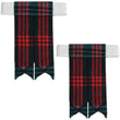 Scottish Tartan Kilt Flashes with Elastic Adjusters Ross Hunting