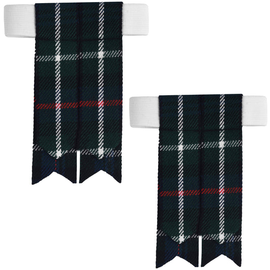 Scottish Tartan Kilt Flashes with Elastic Adjusters Mackenzie