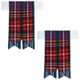 Scottish Tartan Kilt Flashes with Elastic Adjusters Macbeth