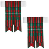 Scottish Tartan Kilt Flashes with Elastic Adjusters Macgregor