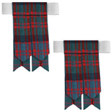 Scottish Tartan Kilt Flashes with Elastic Adjusters Macdonald Ancient