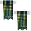 Scottish Tartan Kilt Flashes with Elastic Adjusters Irish Heritage
