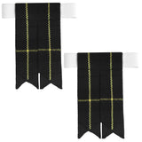 Scottish Tartan Kilt Flashes with Elastic Adjusters Wallace Hunting