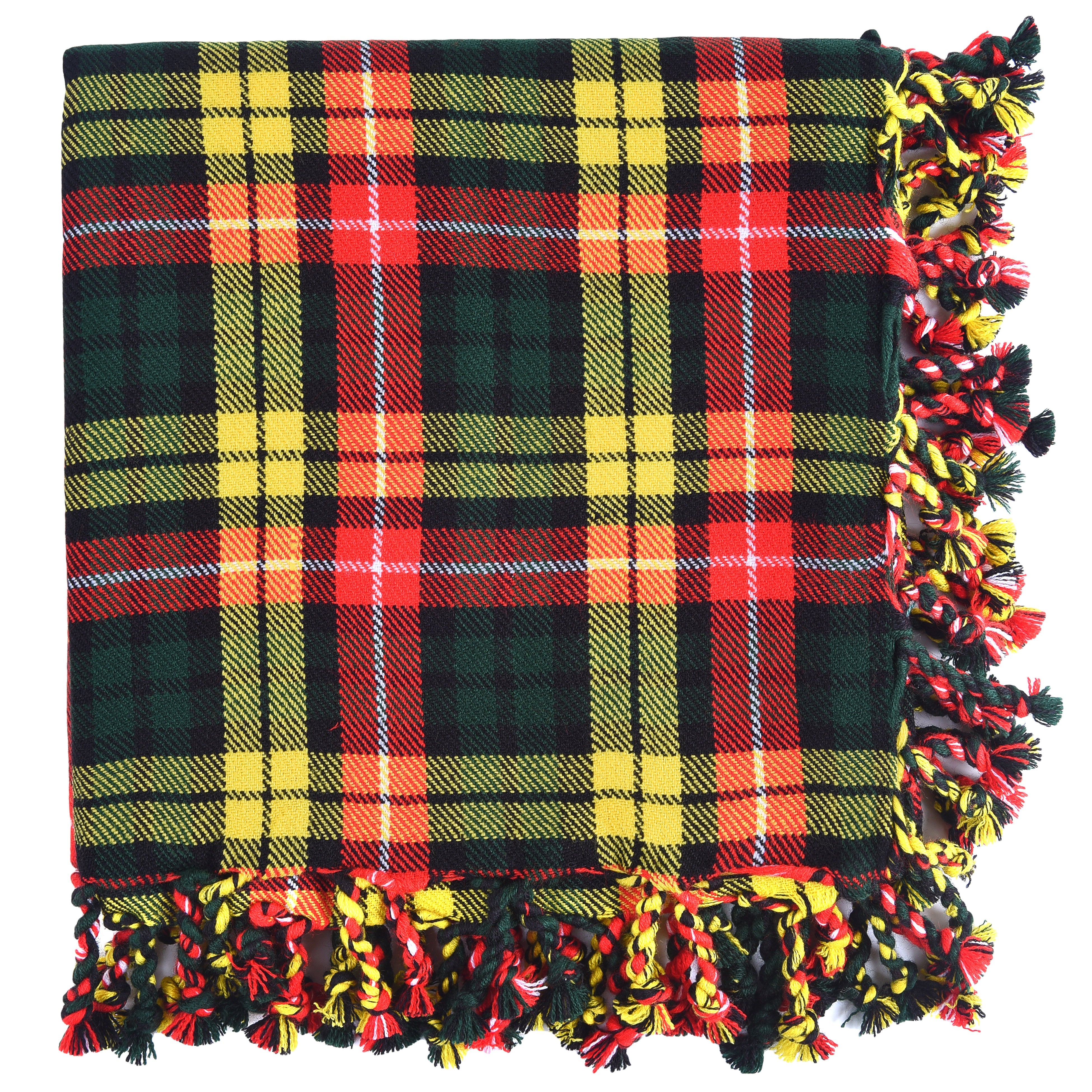Scottish Men's Kilt Tartan Fly Plaid - Buchanan