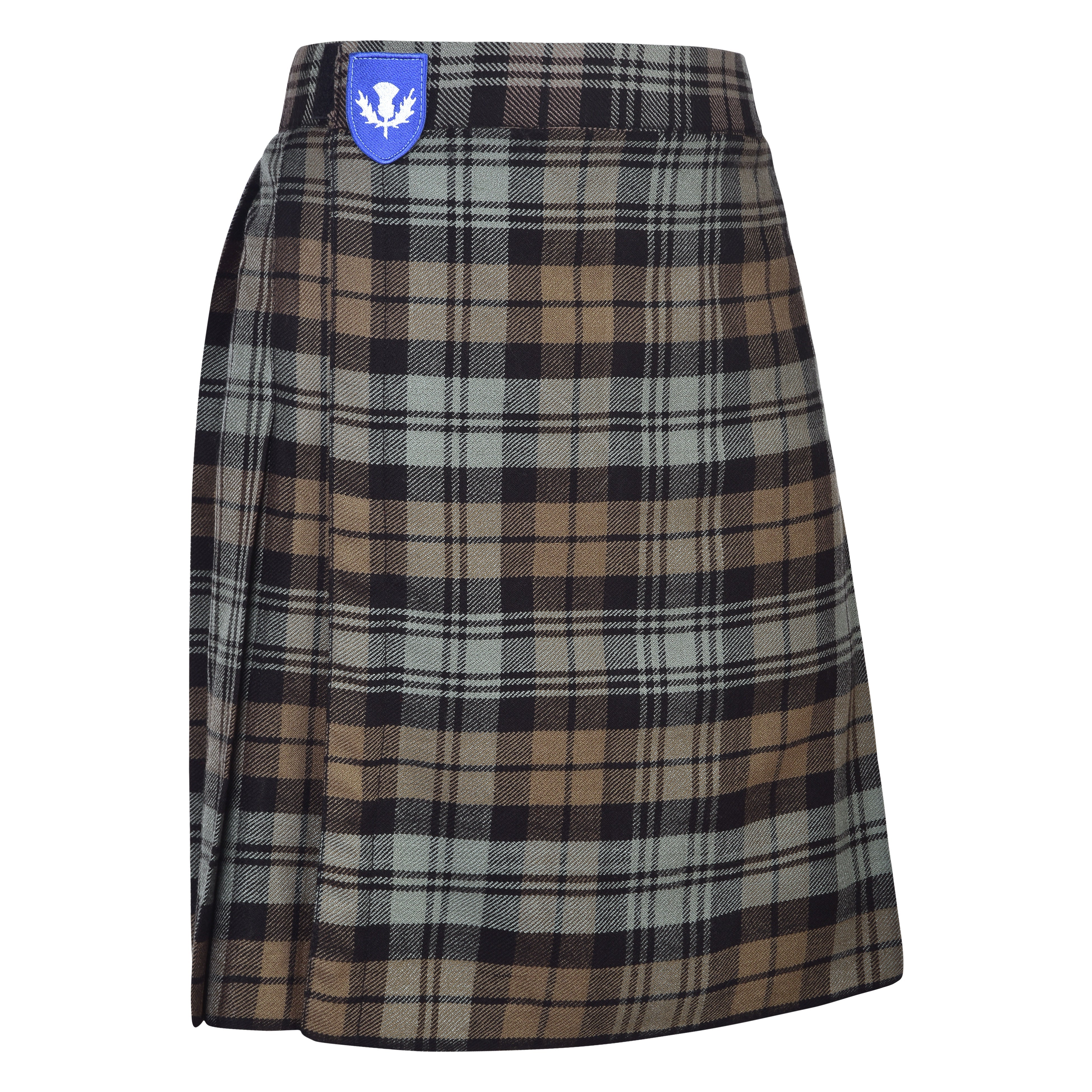 Mens Kilt for Sports, Our Golf Kilt Perfect for Traditional Scottish Clothing, Black Watch Weathered Tartan Kilt