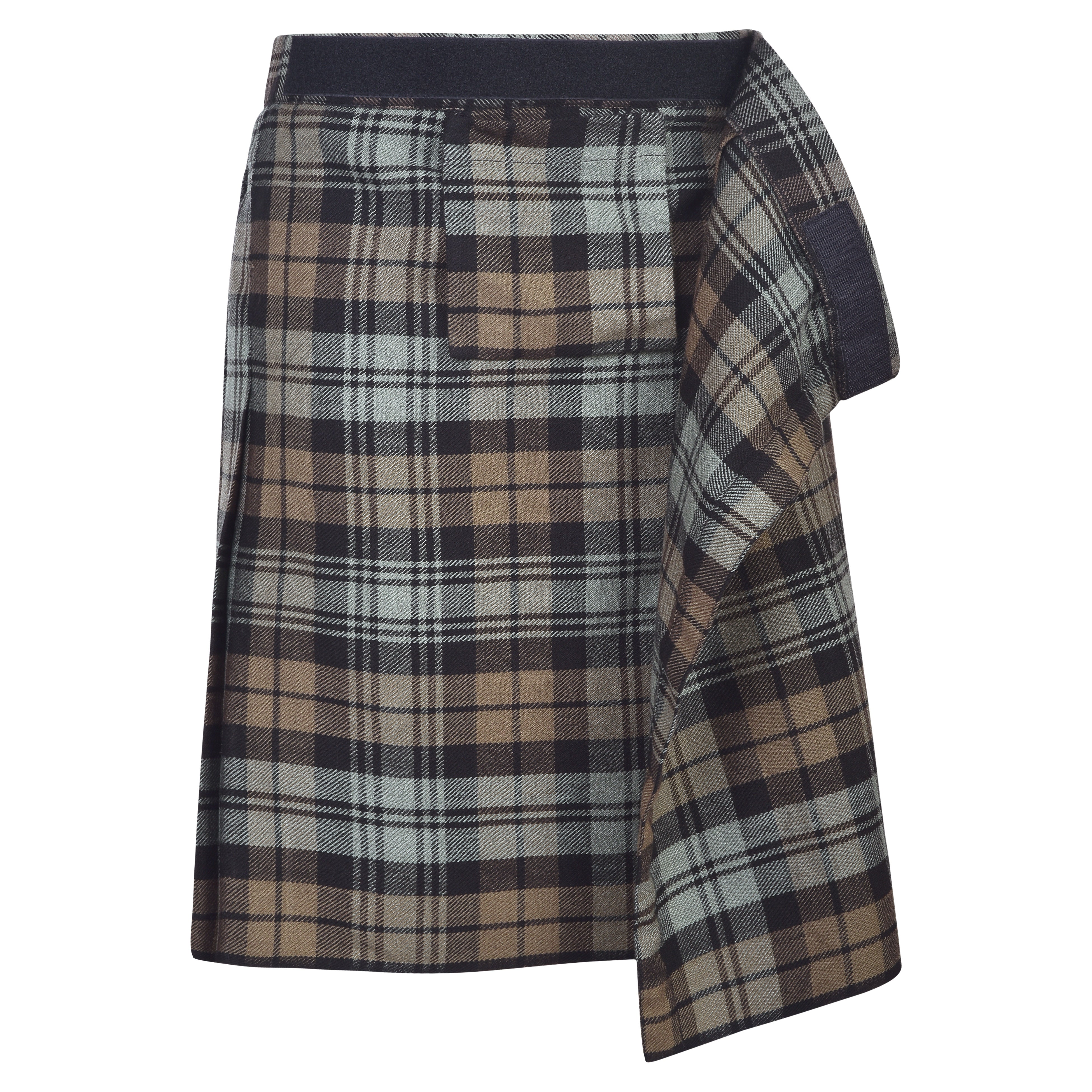 Mens Kilt for Sports, Our Golf Kilt Perfect for Traditional Scottish Clothing, Black Watch Weathered Tartan Kilt