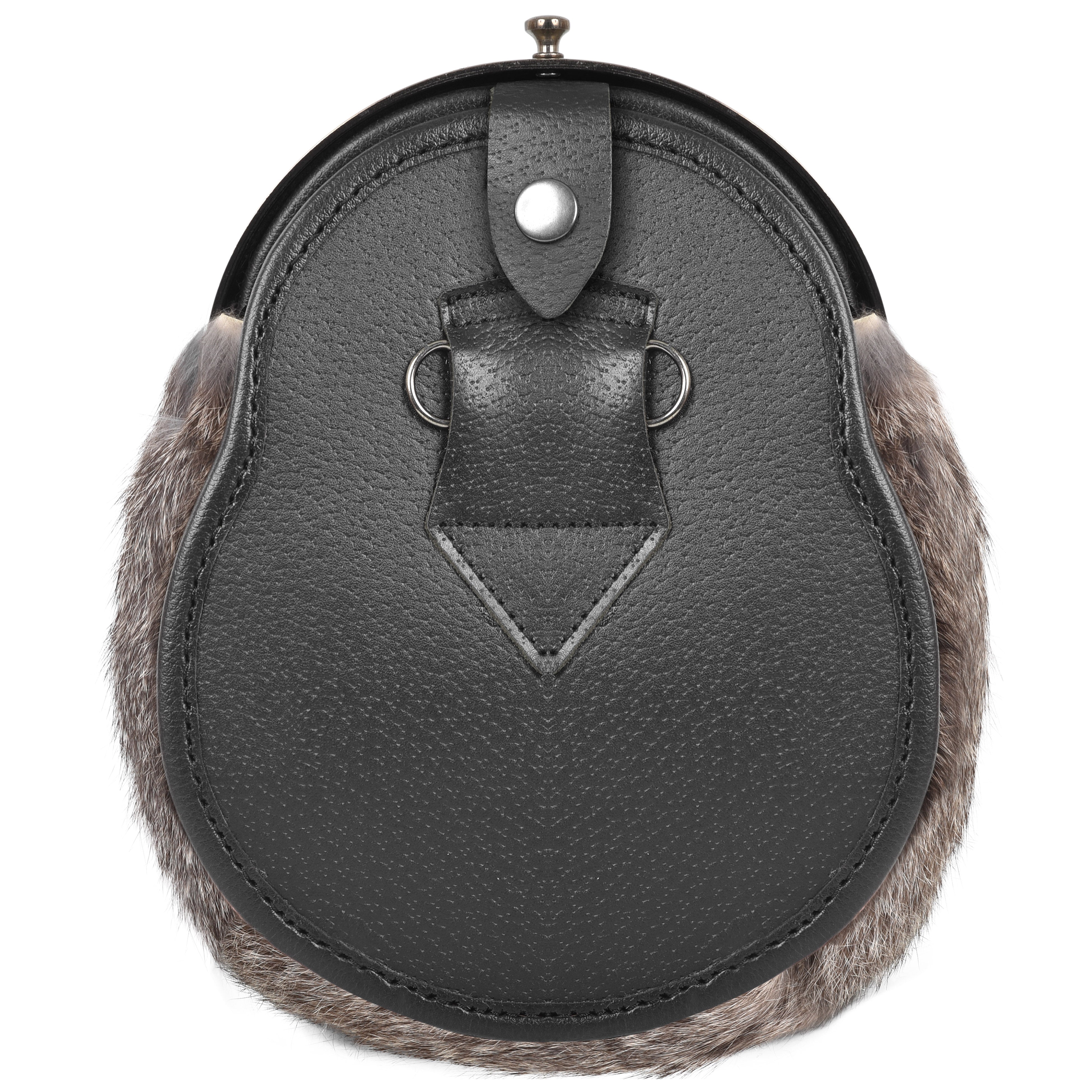 Premium Leather Sporran for Men - Ideal Kilt Accessories for Men, Scottish Kilt Sporran with Chain Belt Art # 2