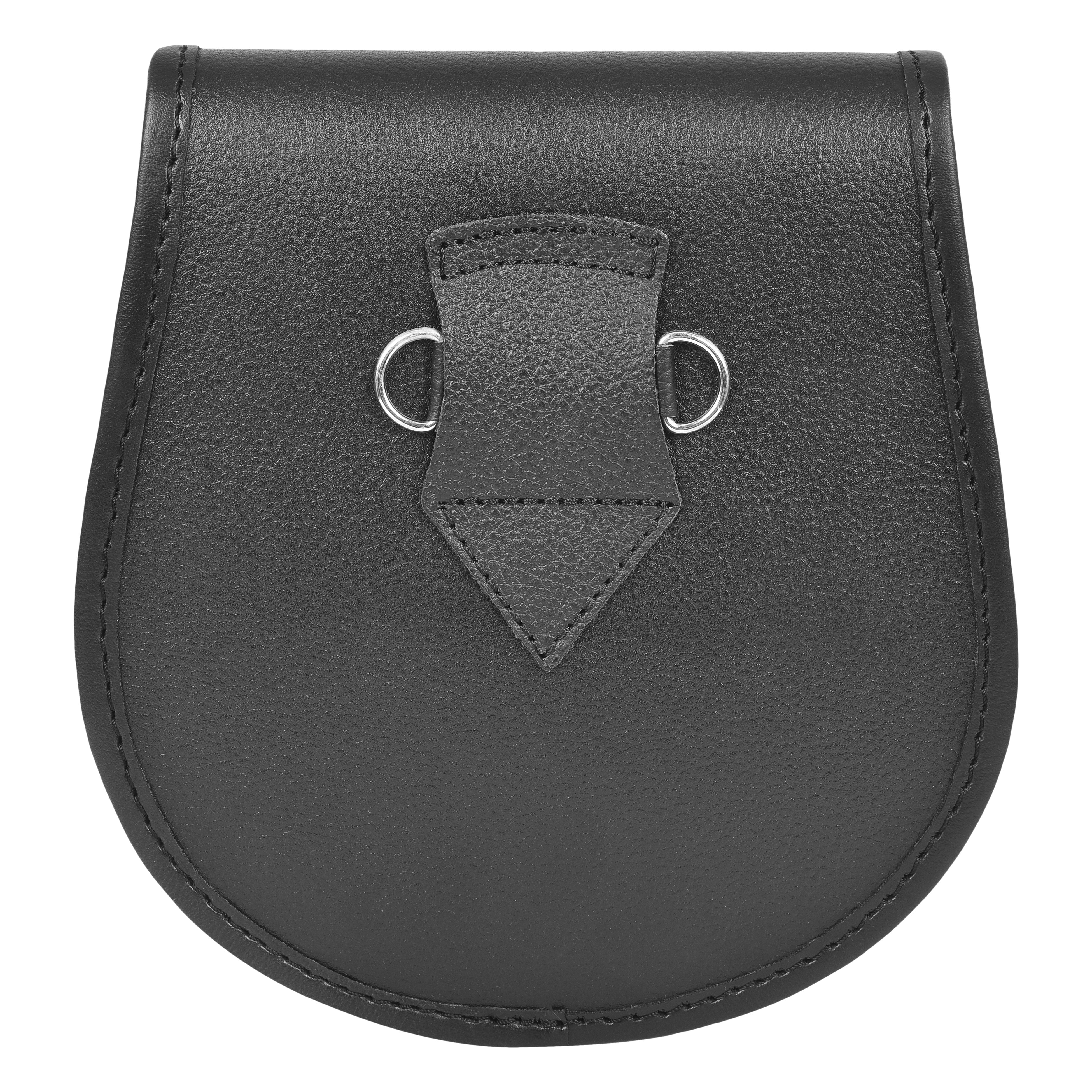 Premium Leather Sporran for Men - Ideal Kilt Accessories for Men, Scottish Kilt Sporran with Chain Belt Art # 6