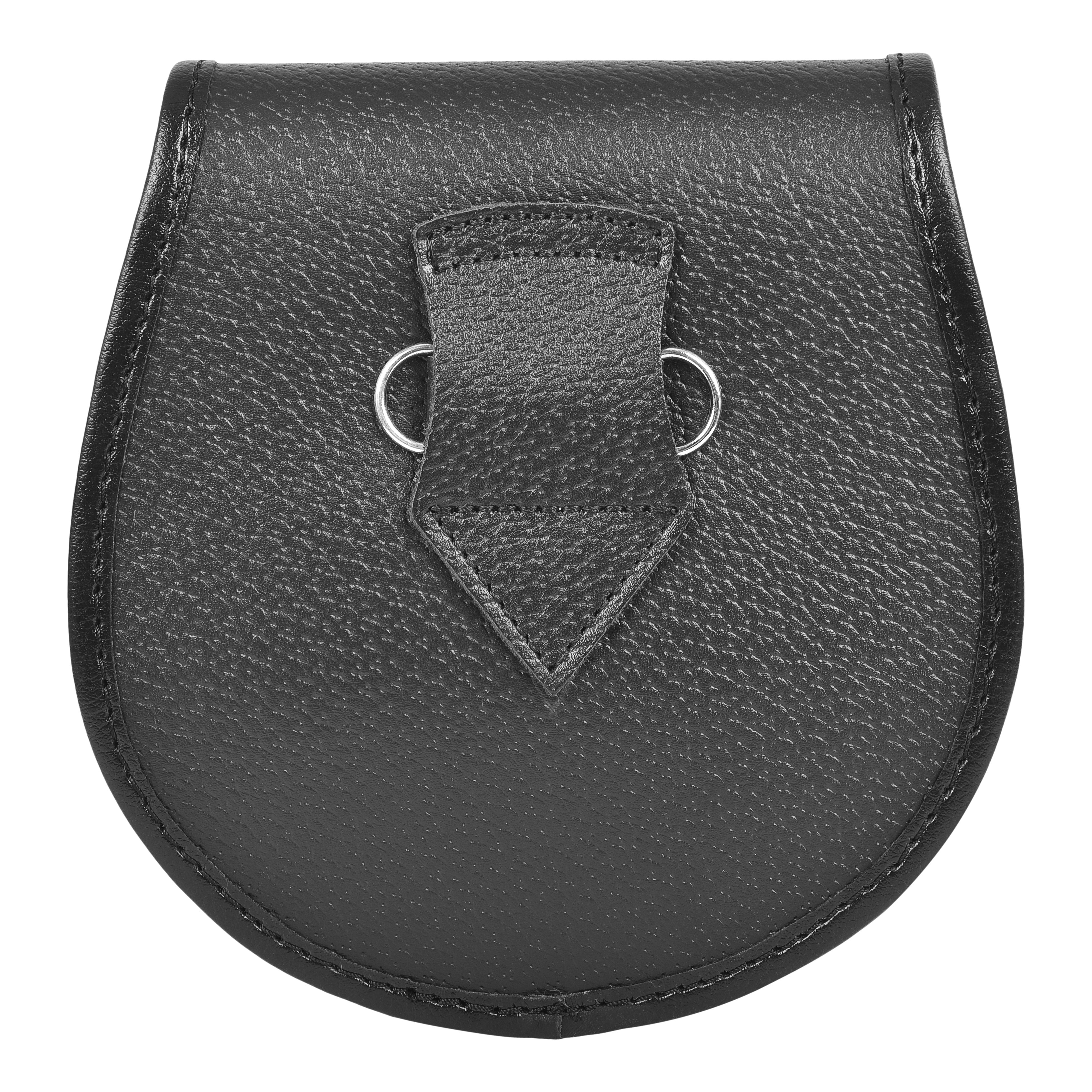 Premium Leather Sporran for Men - Ideal Kilt Accessories for Men, Scottish Kilt Sporran with Chain Belt Art # 8