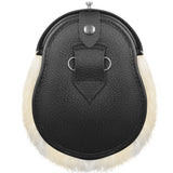 Premium Leather Sporran for Men - Ideal Kilt Accessories for Men, Scottish Kilt Sporran with Chain Belt Art # 3