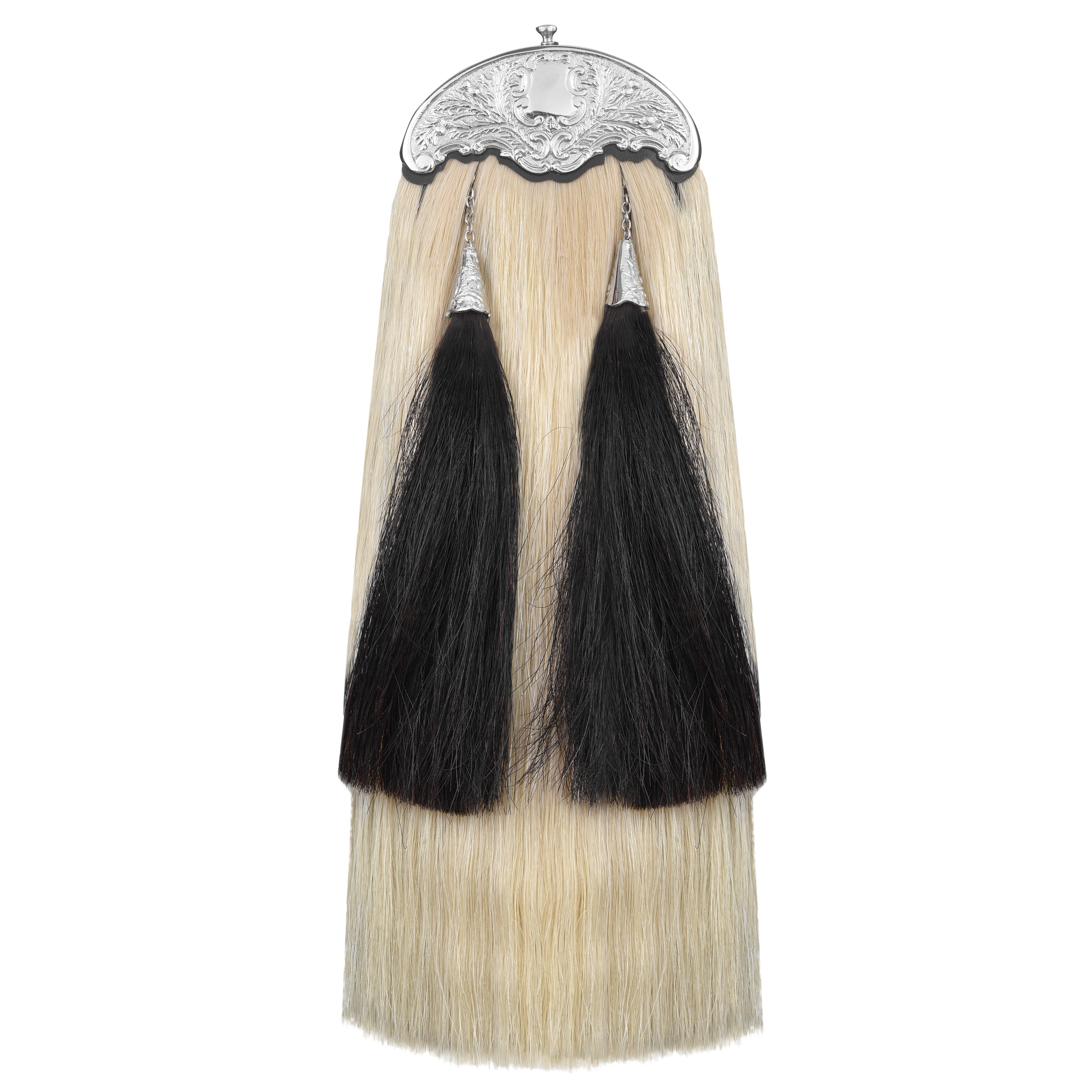 Premium Leather Sporran for Men - Ideal Kilt Accessories for Men, Scottish Kilt Sporran with Chain Belt Art # 12