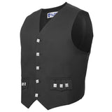Scottish Argyle 5 Buttons Kilt Flaps Waistcoat/Vest