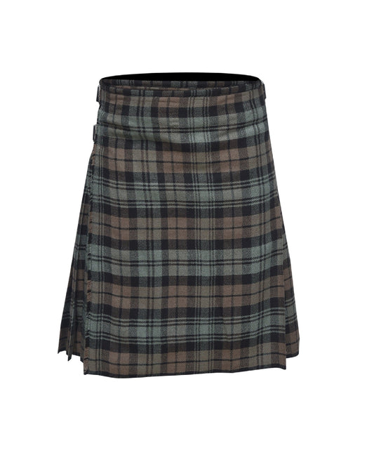 Scottish Traditional Tartan Kilt for Kids, Boys and Girls Toddler Kilts with Ease of Size - Black Watch Weathered Tartan