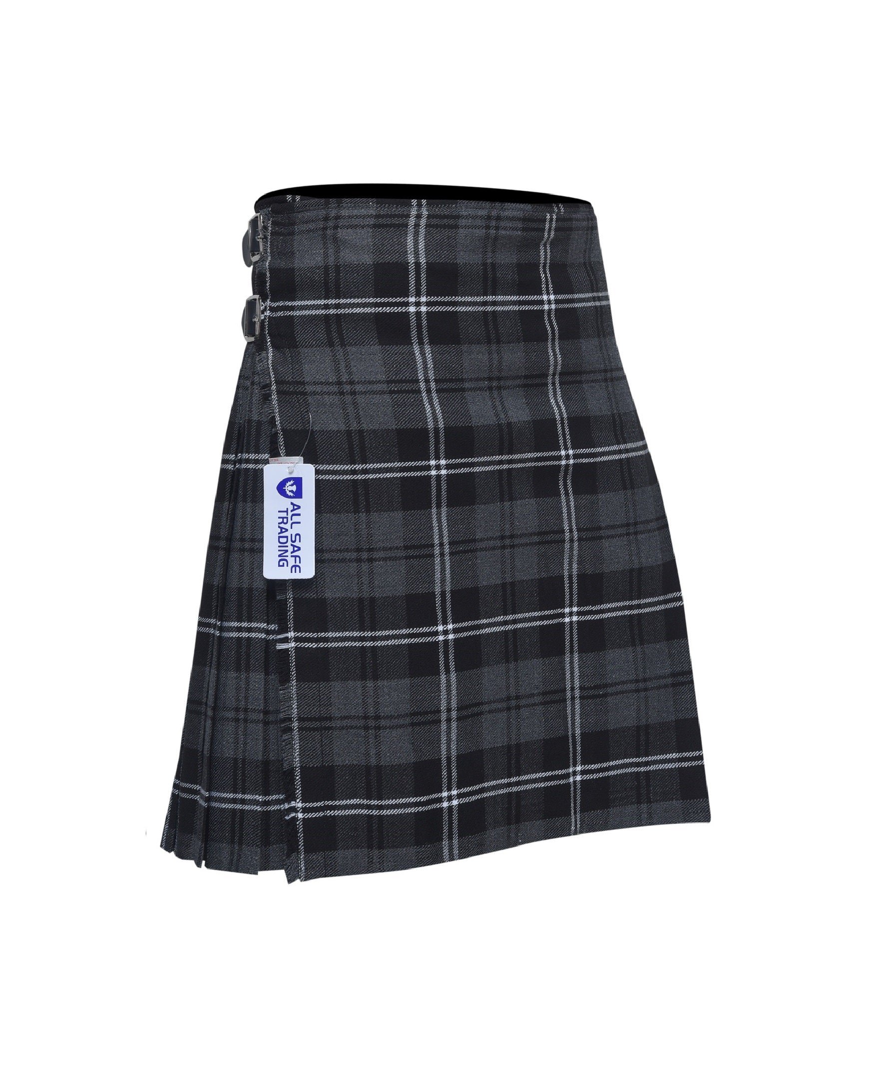 Scottish Traditional Tartan Kilt for Kids, Boys and Girls Toddler Kilts with Ease of Size - Granite Tartan