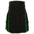 Men's Irish Heritage Tartan Hybrid Kilt with Cargo Pockets, Utility Kilt